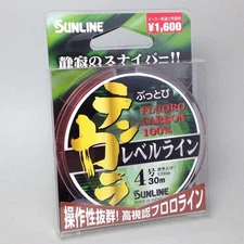 SUNLINE Fluorocarbon Line Buttobi Tenkara Level 30m No. 4 Orange