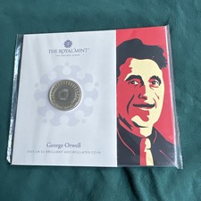 2025 George Orwell £2 BU Coin Pack by The Royal Mint