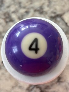 #4 Purple  1.5" Mini Replacement Billiard Pool Ball