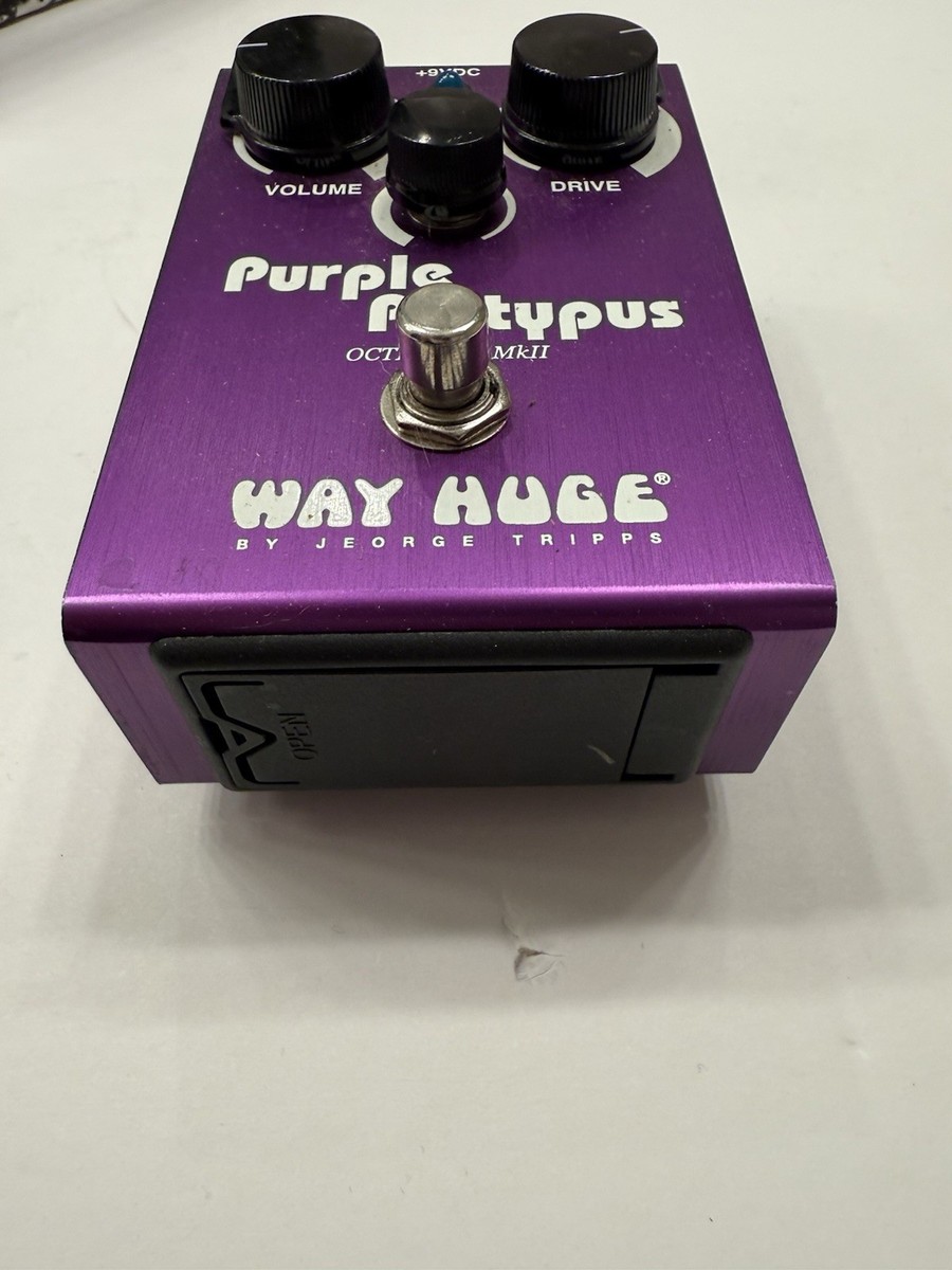 Way Huge Purple Platypus Octidrive MKII Octave Overdrive Guitar