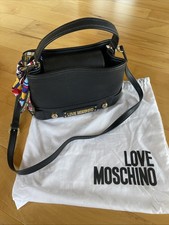 Moschino Damen Handtasche Schwarz