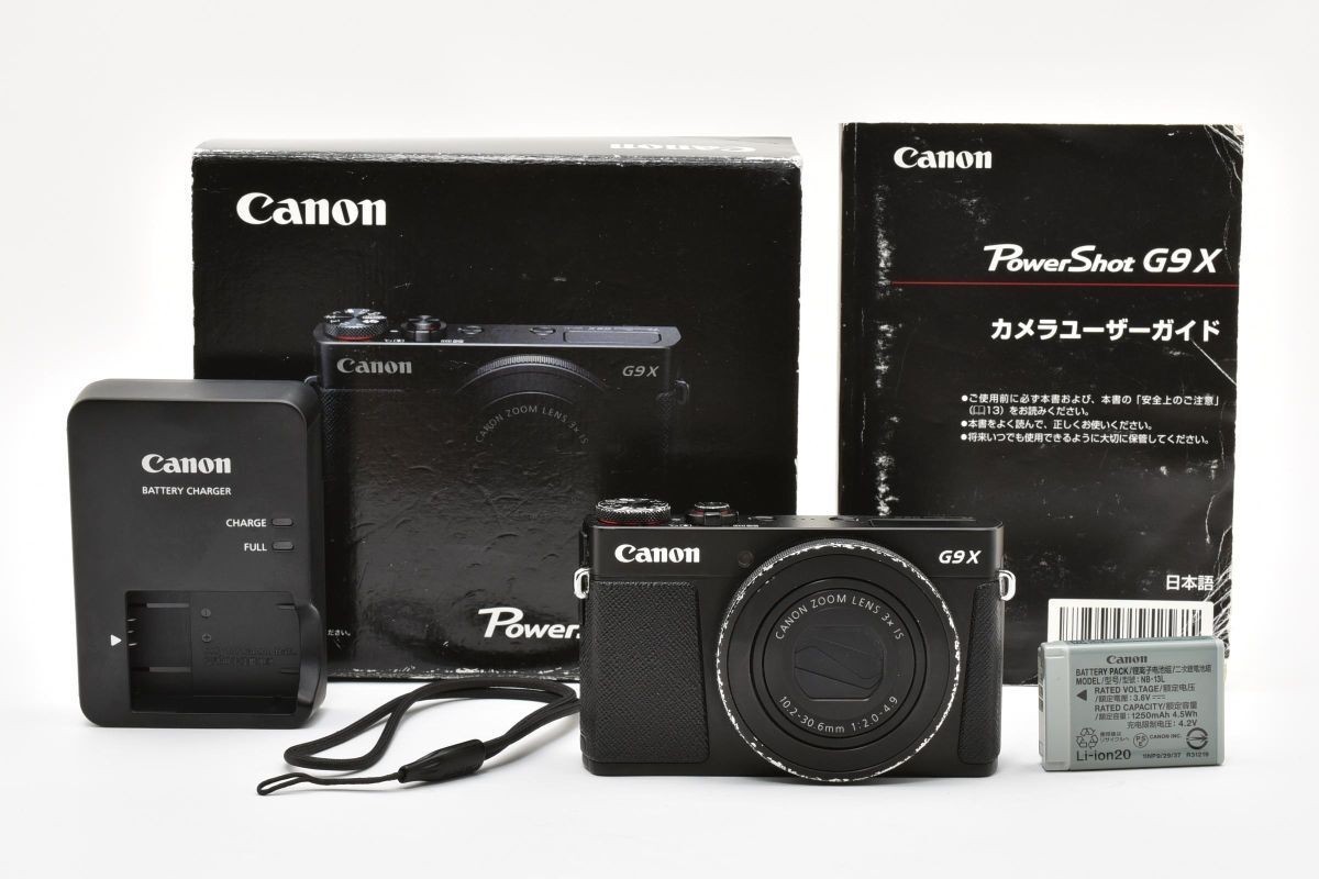 Canon PowerShot G9 X Black 20.2MP 3x Optical Zoom Digital Camera w