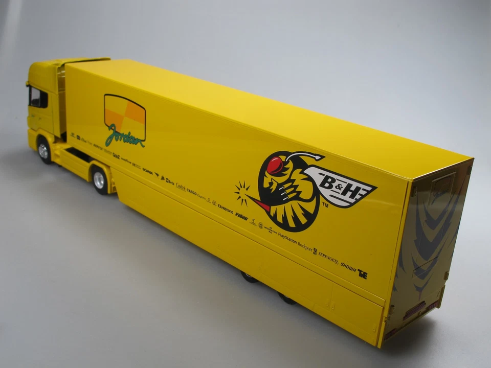 Eligor 11325 Scania 144L 530 F1 Renntransporter Race Truck Jordan Formel 1 1:43 - Bild 4 von 4