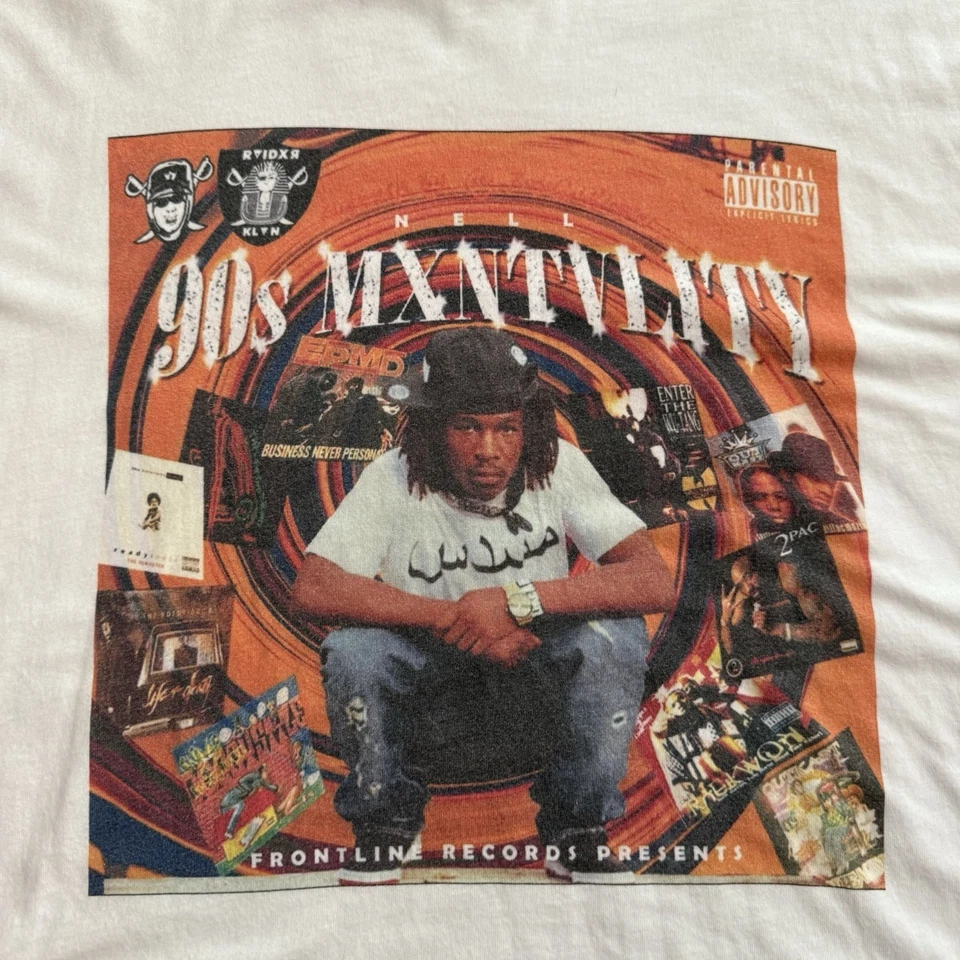 Футболка Y2k Nell 90-е Mentality Rap Smoke Purp Raider Klan Spaceghostpurp - Изображение 4 из 4