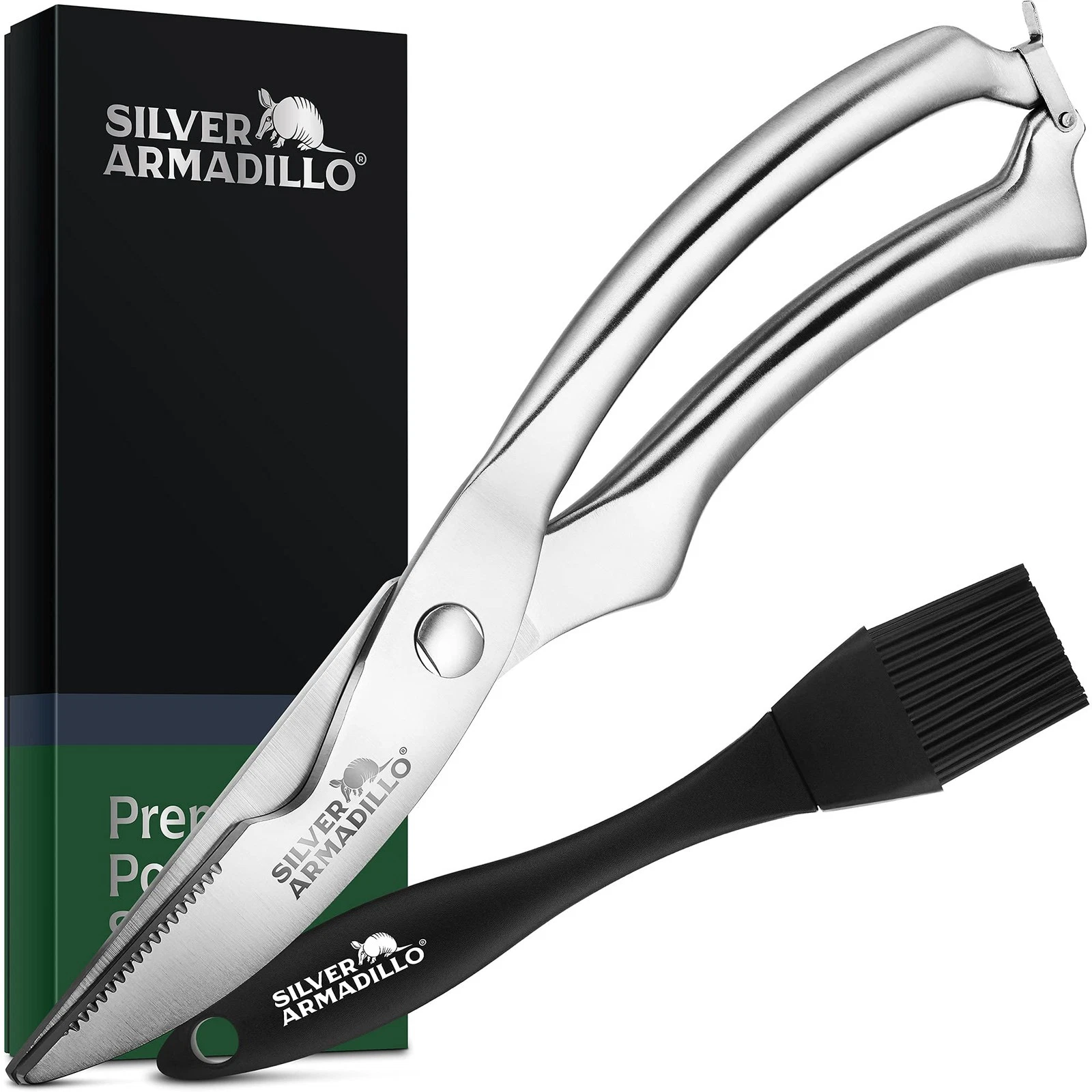 Heavy Duty Spring Loaded Stainless Steel Kitchen Poultry Shears Bone Meat
Opens in a new window or t
