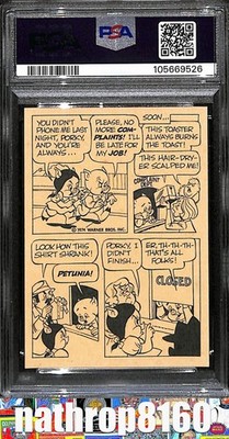 pigmon　ページ 1974 Warner Bros. National Periodical Cards Porky Pig PSA 7 NM