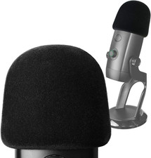 Pop Filter for Blue Yeti X Mic - Foam Microphone Windscreen Cover with Velvet-Li