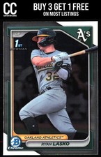 2024 Bowman #BCP-105 Ryan Lasko Chrome Prospects 1st Oakland Athletics