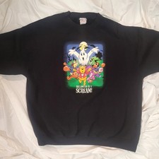 Vtg Disney Winnie Pooh, Tigger, Piglet, Eeyore Halloween Sweatshirt Made USA 3X