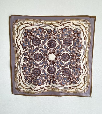 CODELLO light Purple Silk Women s Scarf Belt Printed 20''/21'' GOOD CON