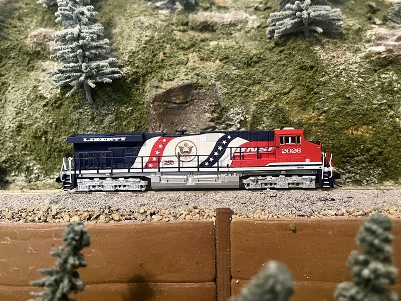 N Scale NVT/Kato ES44AC BNSF America 250 Semiquincentennial #2026 DCC Equipped