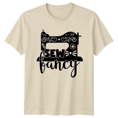 Nähen ausgefallenes Damen T-Shirt Quilten Nähmaschine Hobby Basteln Muttertag