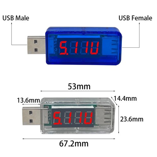 Testeur USB Voltmètre