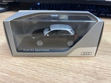 Kyosho Audi A1 Sportback 1/43 Black Rare Dealer Model 14Y+ JAPAN