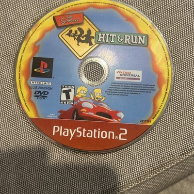 The Simpsons: Hit And Run - PlayStation 2 PS2, Disc Only, Tested Working