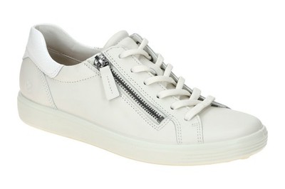 Ecco Schuhe SOFT 7 weiß Damenschuhe sportliche Schnür-Halbschuhe 49055350696 NEU
