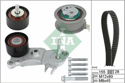 530 0762 10 INA Timing Belt Kit for Volvo