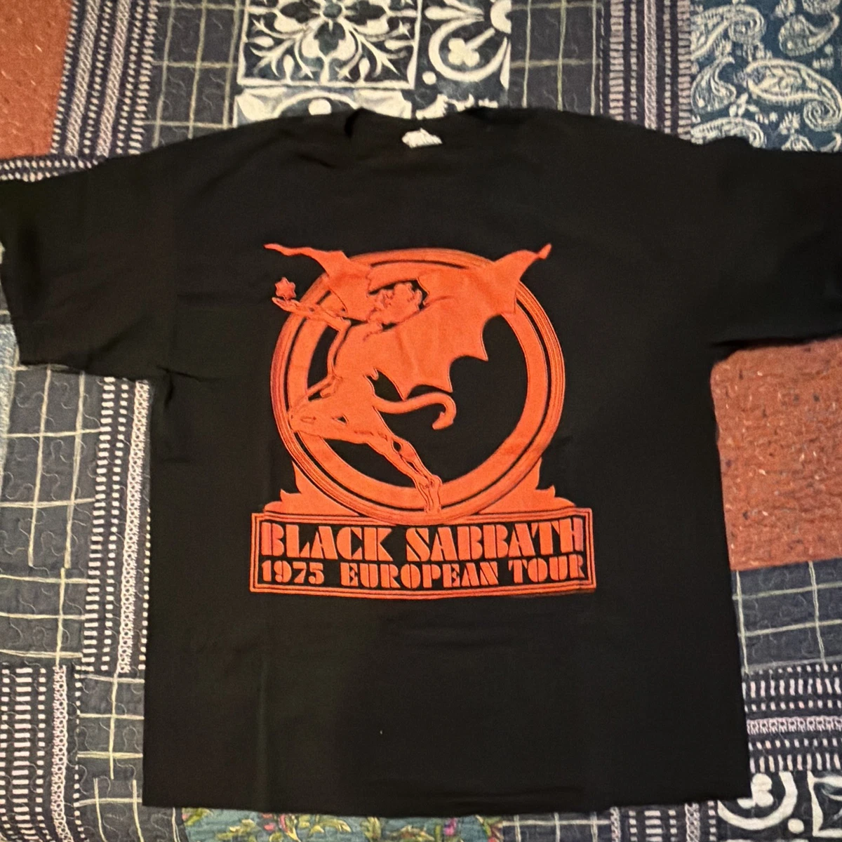 Black Sabbath Tour Shirt In Black Sabbath Memorabilia for sale | eBay