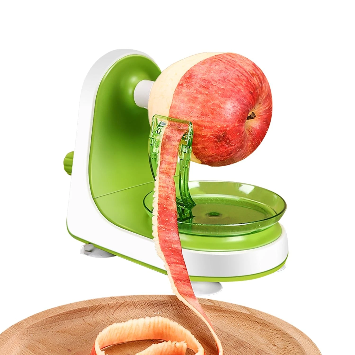 Manual Apple Peeler with Suction Base - Quick, Safe Desktop Apple Skin Peeler...
