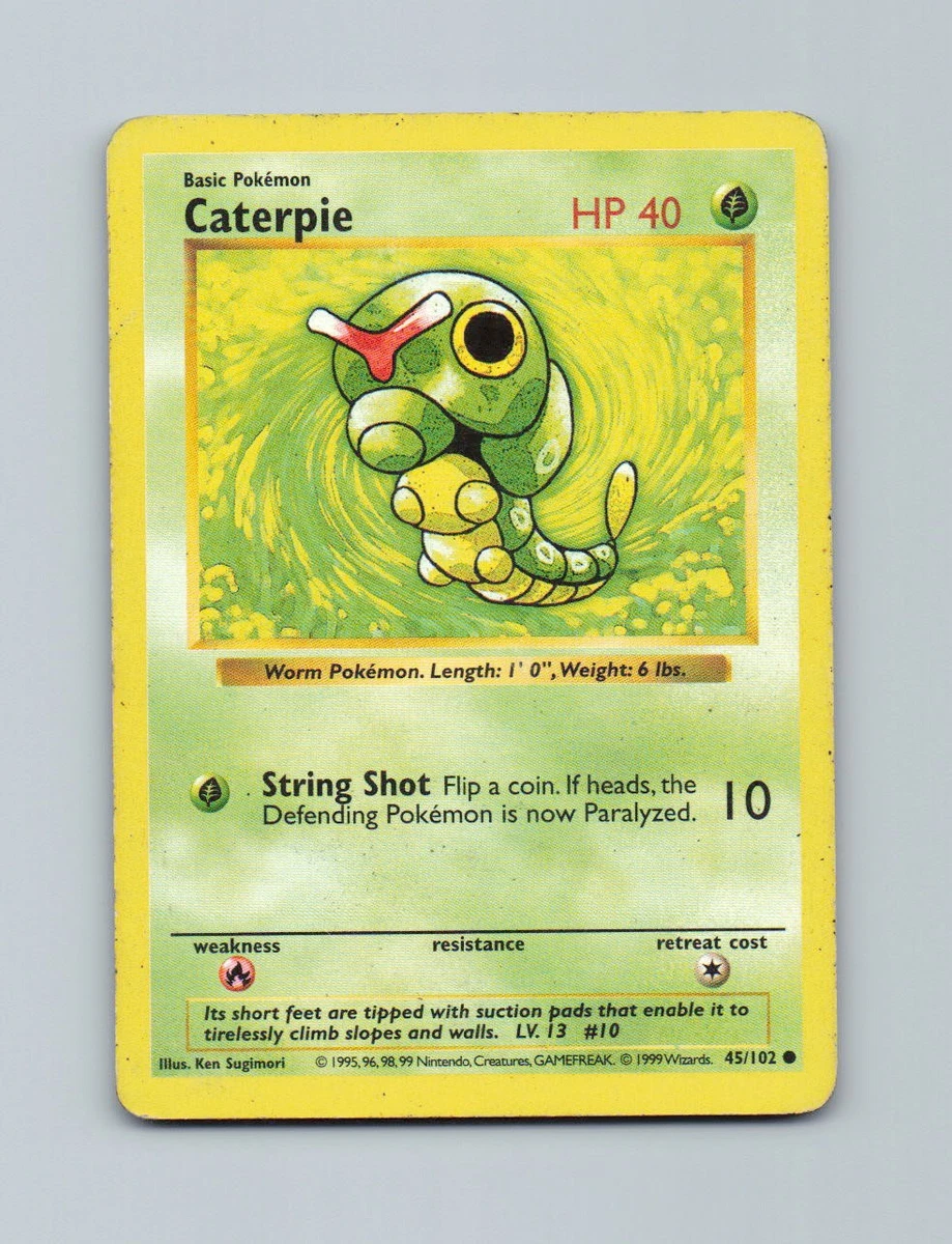 Caterpie 045/102 Base Set (Shadowless) for sale | eBay