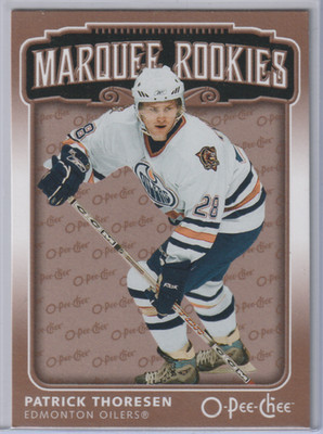 Patrick Thoresen 2006-07 O-Pee-Chee Marquee Rookies #552