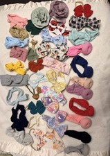 Lot of 40 Girl  s Baby Toddler Headbands  Bows Multi-Color Variety