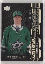 2018-19 SPx UD Black Lustrous Rookies 263/299 Miro Heiskanen #LR-MH 8tn