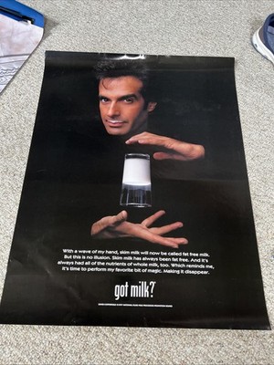 1997 David Copperfield  Got Milk?  Poster - 30  X 23 