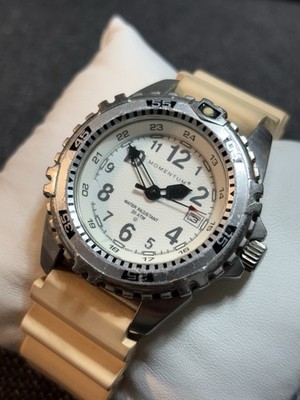 Momentum M1 Dive Watch WR200M,Rotating Besel,Date,40mm,Stainless,Luminous Dial
