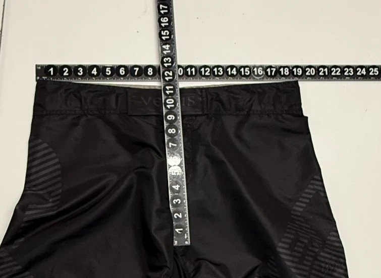 Pantalones Cortos Verus Fight Para Hombre Medidas 38X10 Negro Kickboxing MMA Gancho y Lazo Mosca Foto 3 de 4