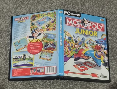Monopoly Junior PC CD-ROM Brettspiel für Windows ME & Windows XP
