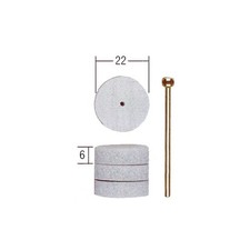 Elastische Polierscheibe, &Oslash; 22 mm, 4 St&uuml;ck +1 Stange Proxxon - PR