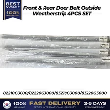 ⭐Genuine⭐ Front & Rear Door Belt Outside Weatherstrip 4PCS SET for Elantra GT