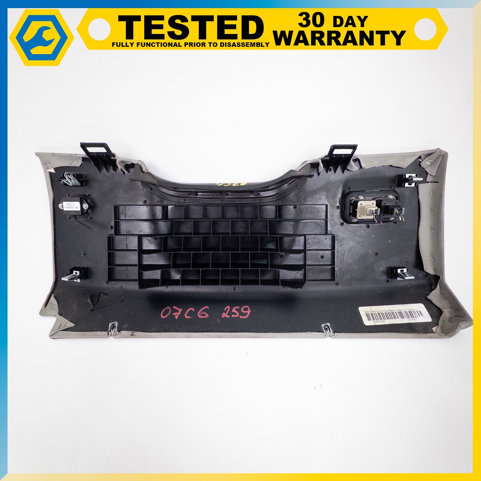 05-13 CHEVROLET CORVETTE C6 LEFT DASHBOARD INSTRUMENT PANEL KNEE BOLSTER OEM