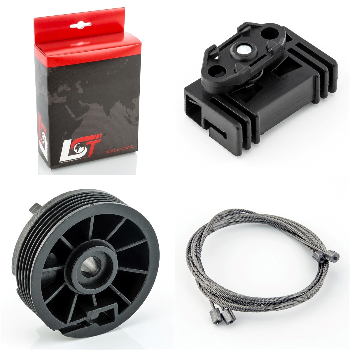 Window Regulator Repair Kit - Rear Left - for OPEL MERIVA A 2003 - 2010