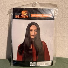 Walgreens Halloween Straight Long Black Hair Wig, One Size, MPN 902596