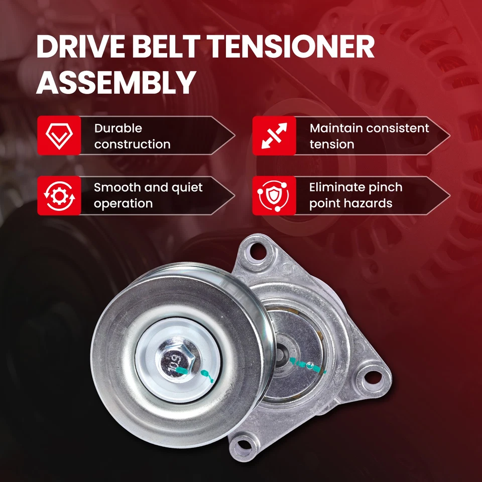 Serpentine Belt Tensioner Assembly for 02-13 Nissan Altima X-Trail Sentra Rogue - Image 3 of 4