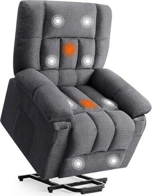 Power Lift Recliner Chair with Vibrat Massa and Heat for