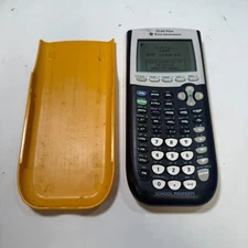 Texas Instruments TI-84 Plus Graphing Calculator With Cover -Black & Yellow