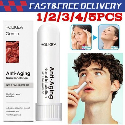 Nasal Fragrance Inhaler Reduced Ringing Clean Your Nose and Enjoy Fresh Air 5PCS