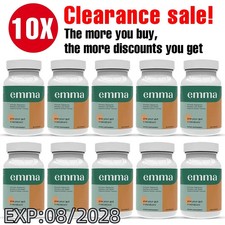 10X Emma Relief Supplement KONSCIENS KETO for Gut Bloating -60 Capsules Exp 2028