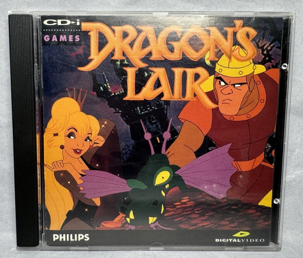 Jeu Dragon's Lair Sur Philips CD-i - Complet Boîte, Bon état, PAL, Action/aventure
