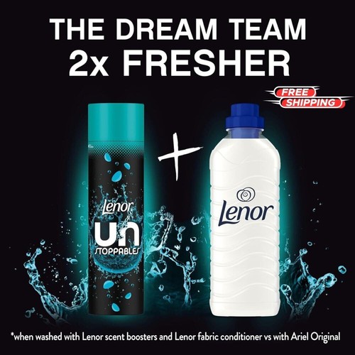 Lenor Unstoppables Fresh Scent Booster 735g Long Lasting Laundry Fragrance UK - Picture 8 of 24