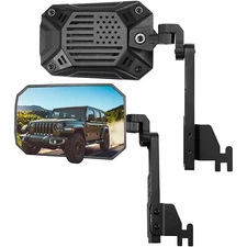 JOYTUTUS Door Hinge Mirror Doors Off Fits Jeep Wrangler JK JL Gladiator JT