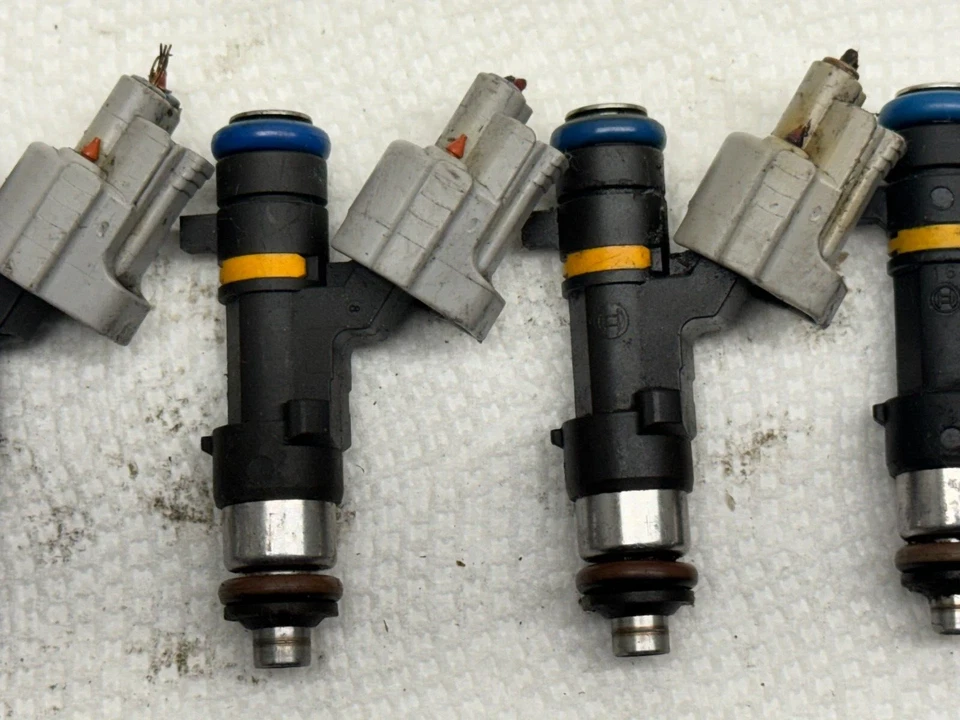 Inyectores de combustible BOSCH 6 PIEZAS para o 04-08 Infiniti G35 M35 Nissan Murano 3,5 L V6 OE Foto 2 de 4