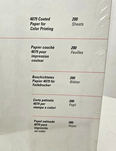 Lexmark 4079 Coated Paper Color Printing Jetprinter 1372079 Tabloid 11" x 17" - Picture 2 of 4