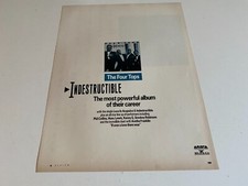 PTP10 MAGAZINE ADVERT 11X9" THE FOUR TOPS : INDUSTRUCTIBLE ALBUM