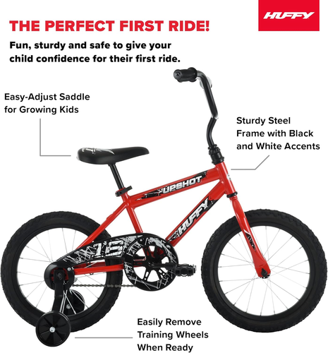Upshot 12/16/20 Inch Boys' Bike for Kids, Ages 3+ Years Old, Multiple Color Opti - Picture 2 of 7