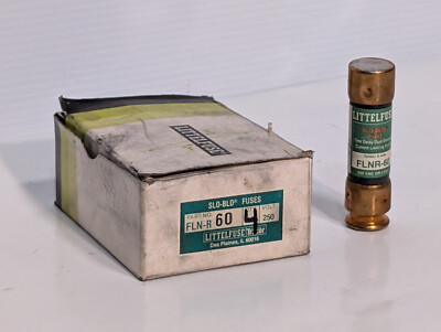 Littelfuse FLN-R 60, 250VAC, Slo-Blo Fuses, Time Delay, Dual Element