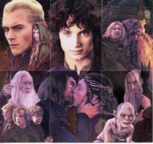 Lord-of-the-Rings-Masterpieces-Series-Two-Etched-Foil-Chase-Card-Set-6-Cards